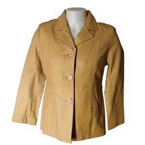 Leather Jacket  XL Woman's 100% Genuine Leather TDC Collection New Ladies Adult.